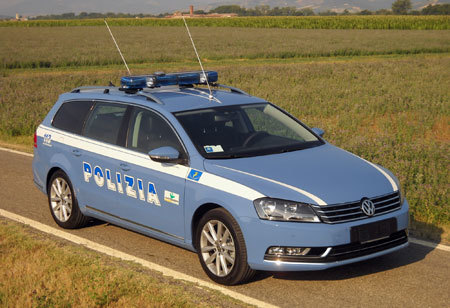 La Passat Volkswagen della Polizia 