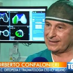 Norberto Confalonieri in un fermo immagine tratto da un'intervista al Tgr Lombardia 