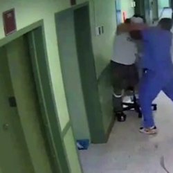 Un'aggressione in ospedale 