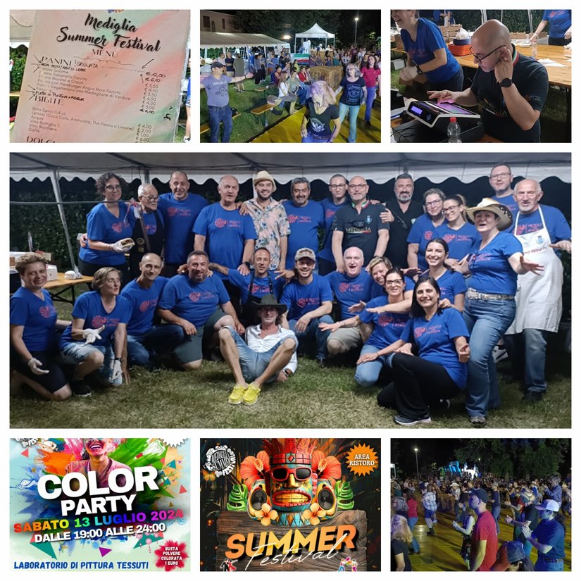 Al centro alcuni dei volontari della Pro Loco per il Summer Festival