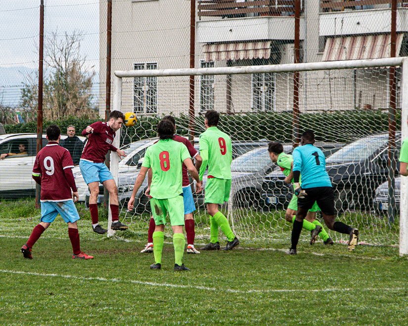 Uno dei gol della vittoria
