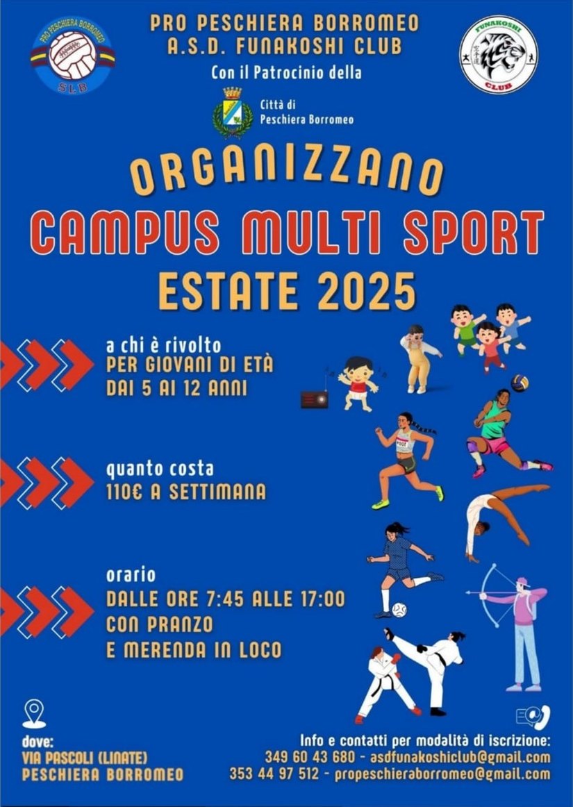 Locandina Campus Multi Sport Estate 2025