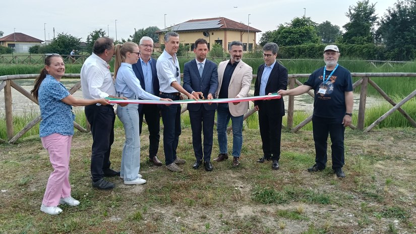 Il taglio del nastro