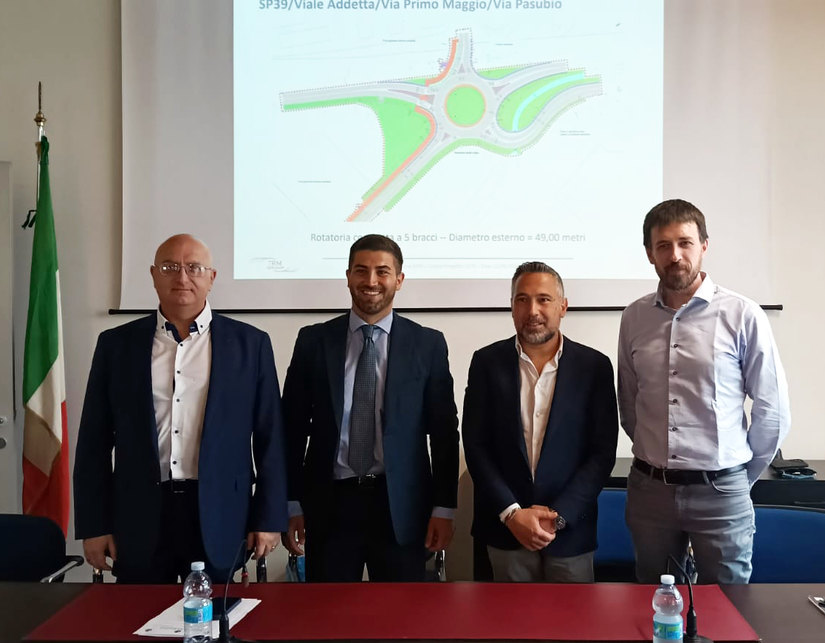 Da sinistra Gabriele Olivari , Roberto Gabriele, Franco Lucente, Loris Molteni
