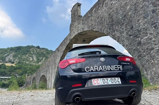 I Carabinieri sul luogo della tragedia