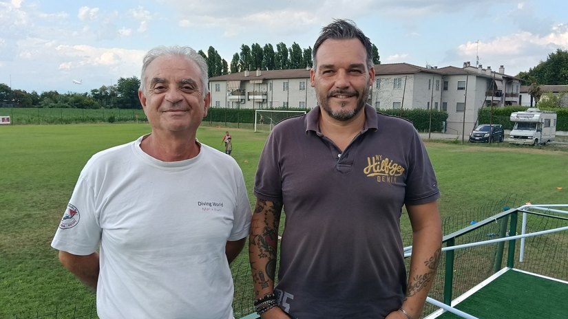 Da sinistra Giovanni Gurgoglione Presidente e Ivan Guidotti Direttore Sportivo
