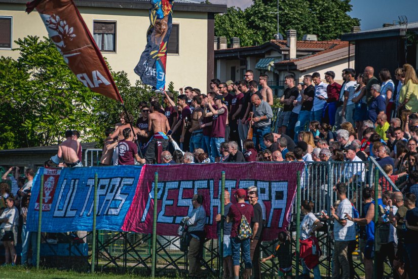 Gli Ultras del Pro Peschiera Calcio, il dodicesimo giocatore