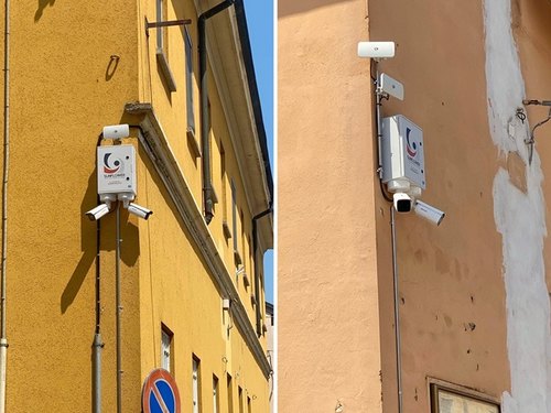 Le 4 nuove telecamere installate a Pantigliate