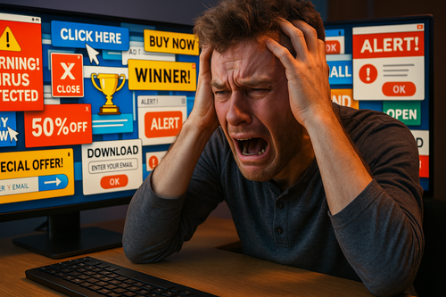 7giorni.info taglia del 90% la pubblcità invasiva ed elimina gli annunci automatici di Google