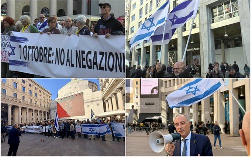 Il sit in in Piazza San Carlo