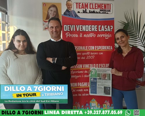 Dillo a 7giorni in tour a Tribiano.