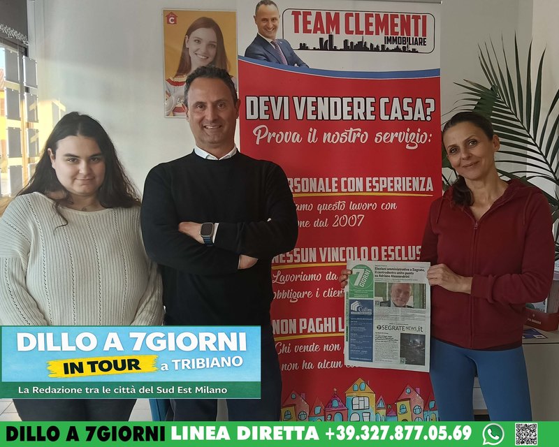 Dillo a 7giorni in tour a Tribiano.
