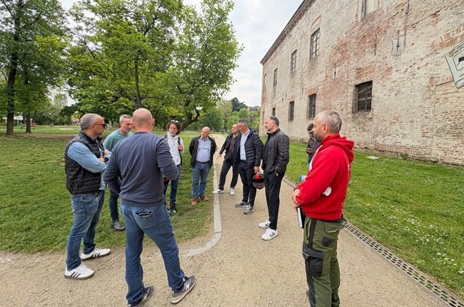 Il sopralluogo propedeutico all'avvio del restauro