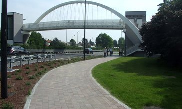 Il ponte pedonale di Segrate