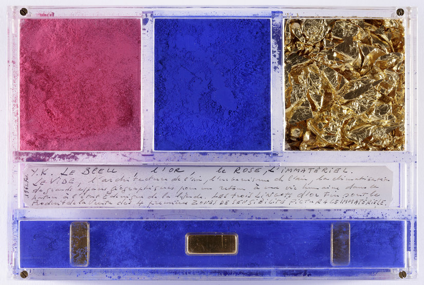 Yves Klein, Ex Voto dedicato a Santa Rita da Cascia, 1961