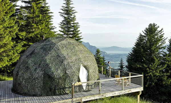 Eco-pods del Whitepod hotel