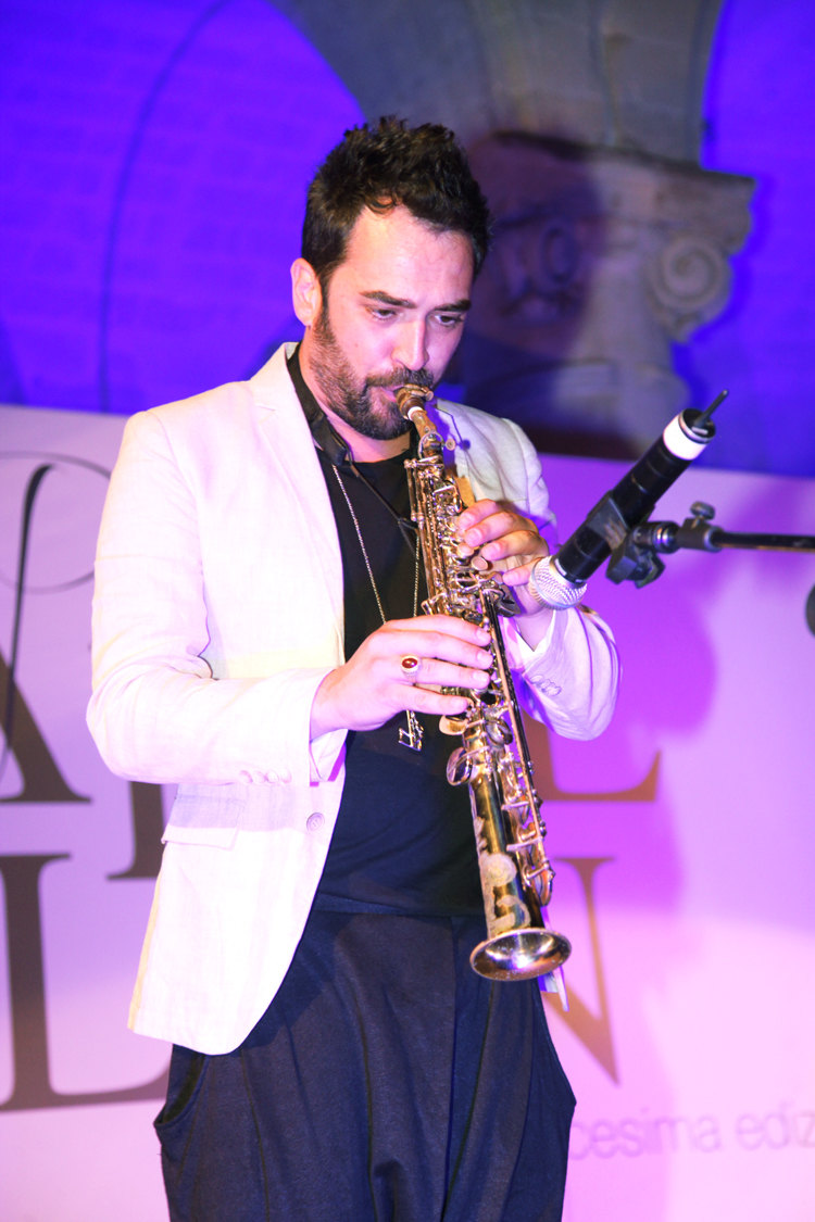 Raffaele Casarano, ideatore e direttore artistico del Locomotive Jazz Festival.