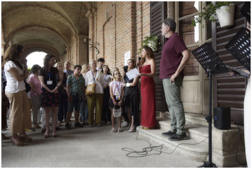 Il folto pubblico
