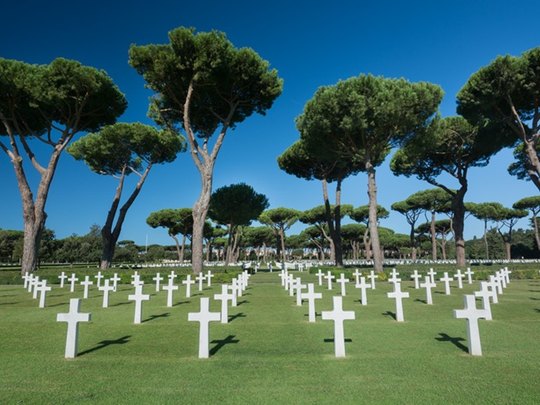 Il cimitero americano di Anzio