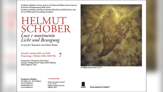 Helmut Schober. Luce e movimento alla Fondazione Mudima