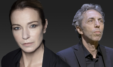 Stefania Rocca e Stefano Giavazzi, protagonisti di «Balene e nasi turchini»