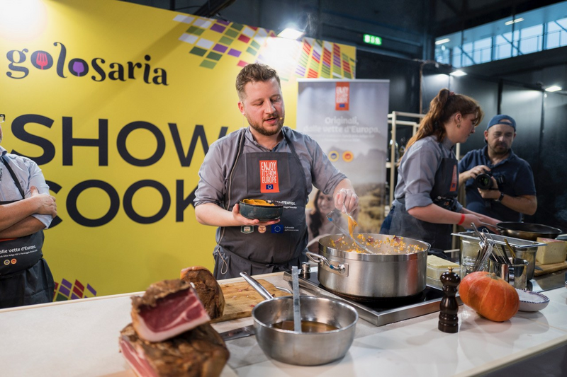 Un'immagine di Golosaria, la rassegna del gusto a Fiera Milano Rho