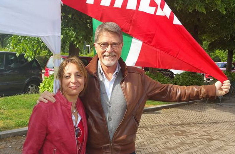 Barbara Tornatore con Mario Orfei 