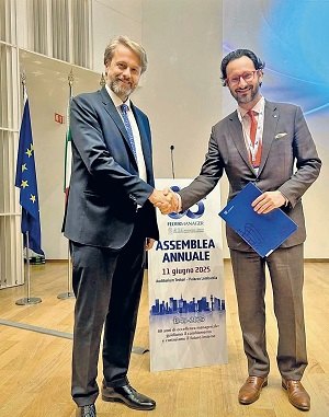 Alvise Biffi (a destra) con Giovanni Pagnacco.