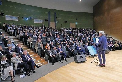 Vittorio Emanuele Parsi, politologo ed esperto di relazioni internazionali, durante il suo intervento