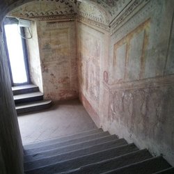 L'interno del castello di Melegnano 