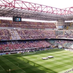 Lo stadio Giuseppe Meazza di Milano 