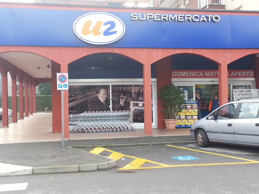 Il supermercato di Via Cristei oggetto dell'ultima rapina 