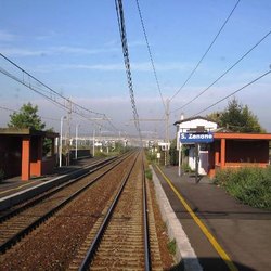 La stazione ferroviaria di San Zenone 