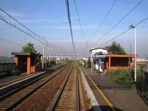 La stazione ferroviaria di San Zenone 