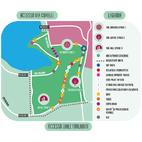 La mappa del Parco Forlanini con tutti gli stand