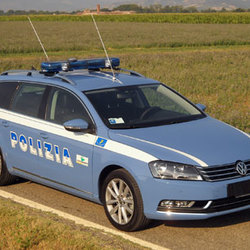 La Passat Volkswagen della Polizia 