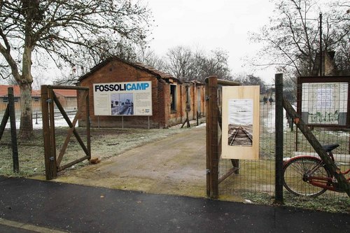 Il campo di concentramento di Fossoli, nei pressi di Parma 
