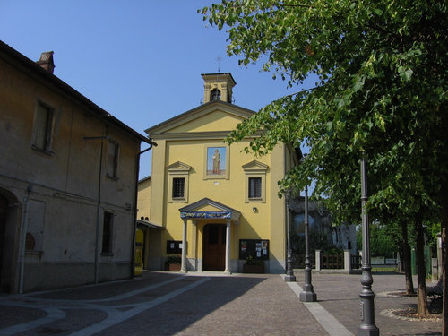 La chiesa di Tribiano 