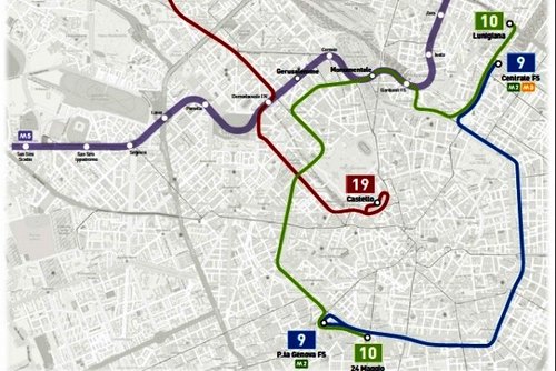 Il percorso della nuova linea 10 del tram 