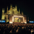 Piazza del Duomo durante un concerto
