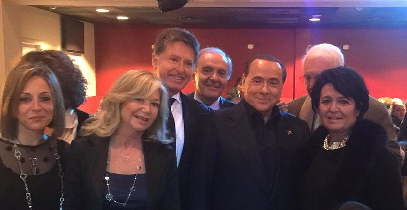 L'incontro con Silvio Berlusconi 