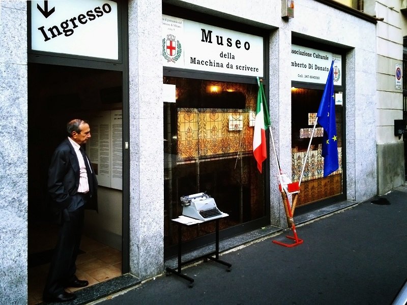 Il Museo della macchina da scrivere, e il fondatore Umberto di Donato 