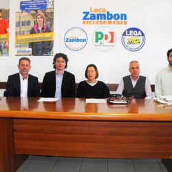 Massimo Chiodo, Luca Zambon, Claudia Borsani, Claudio Viganò e Lorenzo chiapella 