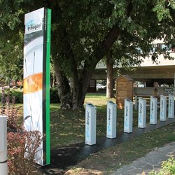 La nuova stazione del bikesharing di via Martiri di Cefalonia 