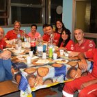 I volontari della Croce Rossa italiana nella sede di via Carducci