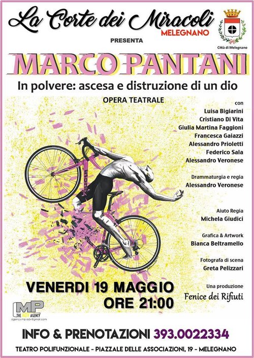 Marco Pantani - locandina teatrale 