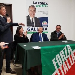 Da sinistra Mario Orfei, Elena Centemero, Giulio Gallera e Luca Squeri 