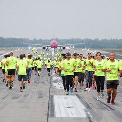 Una edizione della Airport Running all' areoporto di Budapest 