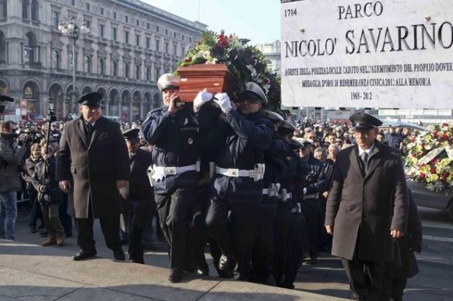 I funerali di Nicolò savarino 