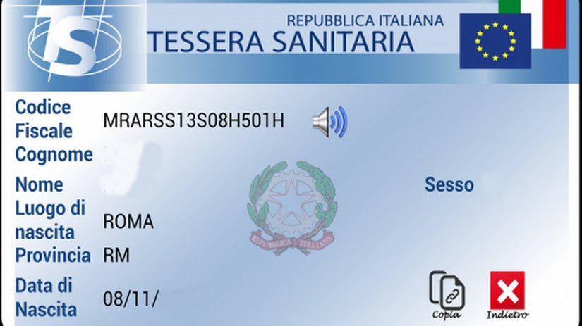 Tessera Crs/Cns 